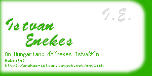 istvan enekes business card